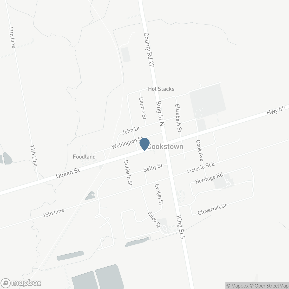 20 QUEEN STREET, Cookstown, Ontario L0L 1L0